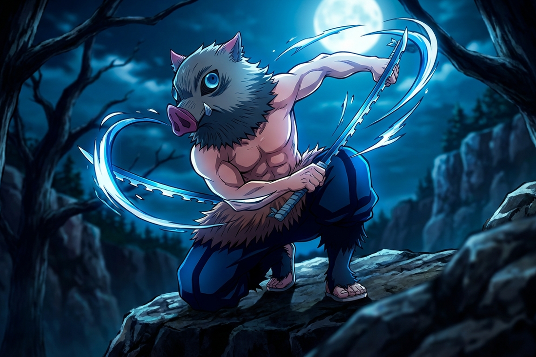 Spade di Inosuke Hashibira - Demon Slayer