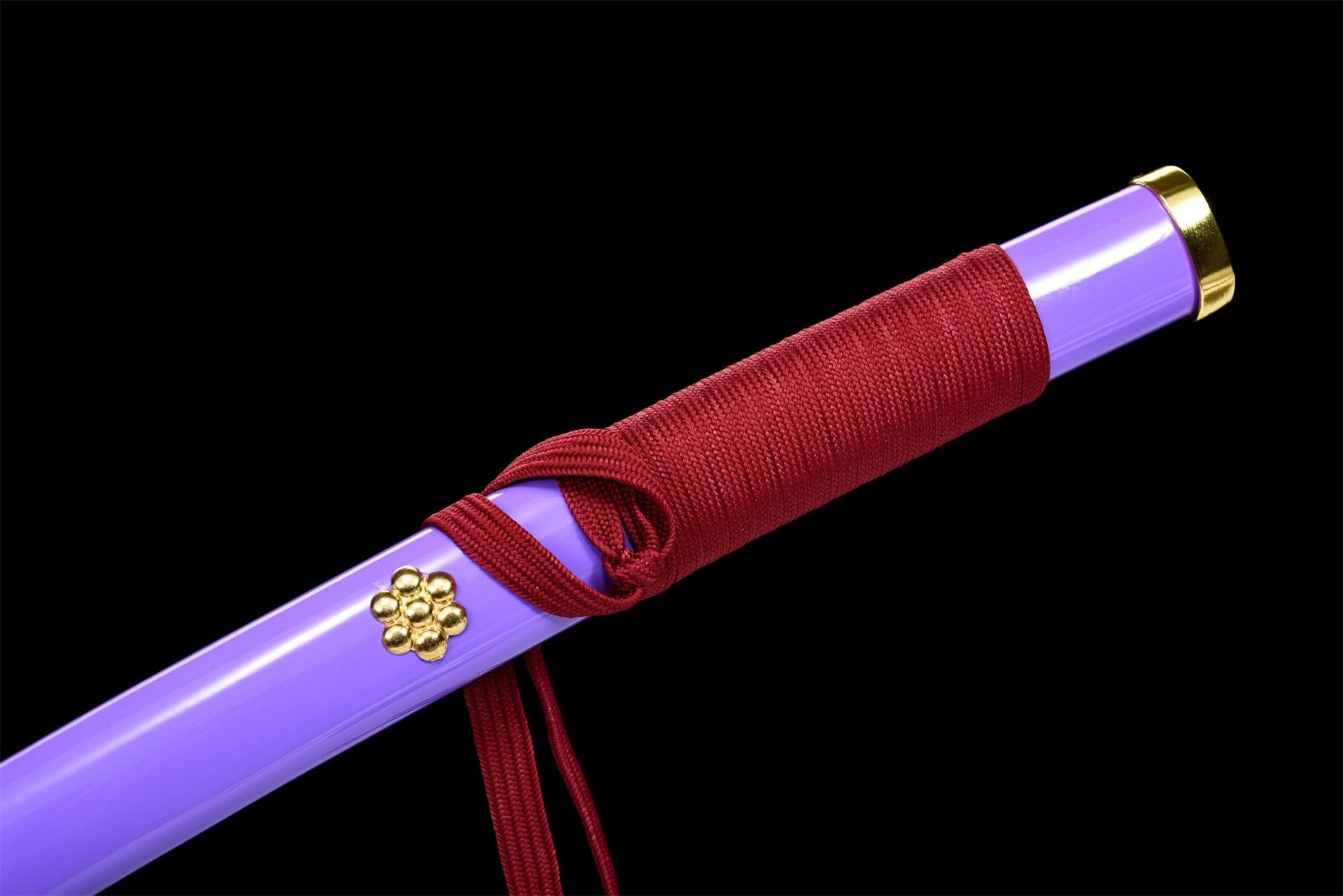 Manico e fodero viola della spada Enma, katana di Zoro da One Piece